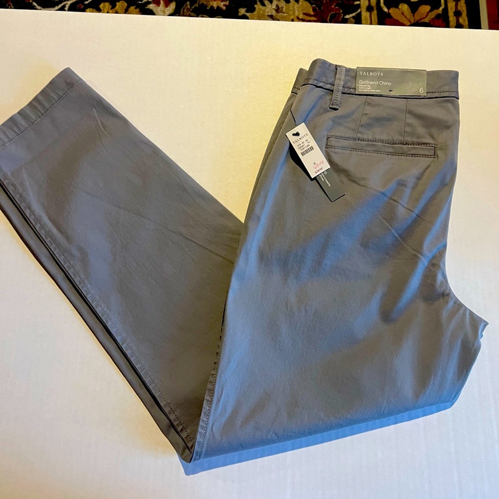 NWT TALBOTS GIRLFRIEND Chinos SIZE 6